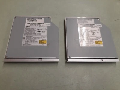 (2) Quanta SDR-083 Laptop DVD ROM Drive 5502435 - Silver Bezel - Image 1 of 4