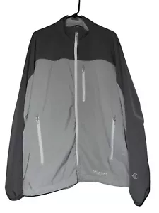 Marmot Tempo Jacket Men's XL Full Zip Black Gray M3 Soft Shell Water Resistant - Picture 1 of 9