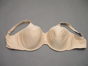 40DDD Playtex Womens Beige Underwire Padded Back Closure Full Coverage Bra - Picture 1 of 8