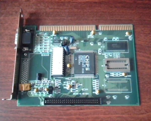 ISA Video Card BW-VGA-90 T2-ISA-65545 Prism Mono LCD Mono-VGA - Picture 1 of 6