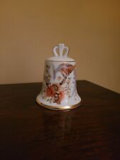 Vintage AK Kaiser Porcelain Dinner Bell, Danbury Mint Collection, West Germany
