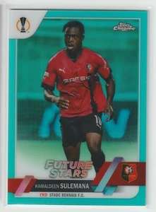 2022-23 Topps Chrome UEFA Club Aqua Refractor #173 Kamaldeen Sulemana FS 62/199 - Picture 1 of 2