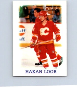VINTAGE HOCKEY CARD O-PEE-CHEE MINIS 1988 CALGARY FLAMES HAKAN LOOB  NO21 - Image 1 of 2
