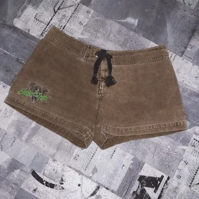 Y2k Elephant Trunx Corduroy  Board Shorts Size 32 Brown  Stretch - Image 1 of 4