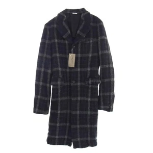 COMME des GARCONS HOMME PLUS AD2024 PN-J029 Wool Shrink Check Coat Used LIFE-0 - Picture 1 of 7