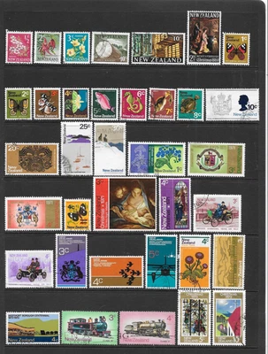 NEW ZEALAND       VARIOUS USED ISSUES      1967 to 1976 - Image 1 of 2