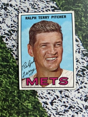 1967 Topps Baseball Ralph Terry #59 EX Condition Low Cost Shipping  - Image 1 of 2