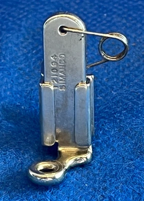 ORIGINAL VINTAGE Outil PIED à REPRISER SINGER SIMANCO 121094 Machine à Coudre - Image 1 of 4