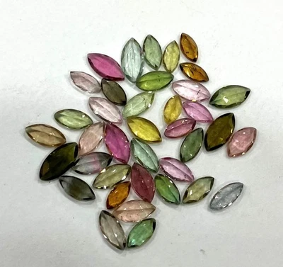 Natural Multi Tourmaline Marquise Cut Loose Gemstone For Making All Jewelry - Image 1 of 4