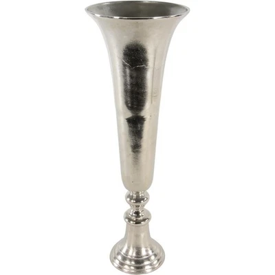 Vase Alumium Brush silber edle Pokalvase 55cm Ø19x55cm poliertes Finish 7.4158 - Bild 1 von 2