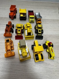 12 Vintage Construction Vehicles - Hot Wheels, Matchbox, Corgi, Maisto & etc - Picture 1 of 14