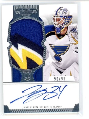 2012 Panini Dominion - Jake Allen - Rookie Patch Auto /99 - Image 1 of 2