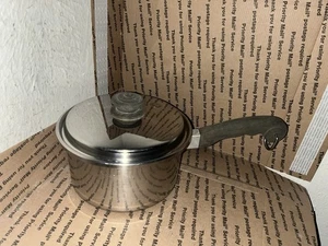 Saladmaster Stainless 18-8 Tri Clad 3Qt Sauce Pan With Lid - Picture 1 of 10