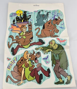 Scooby Doo Window Clings Vintage 1998 Halloween Preowned - Picture 1 of 1