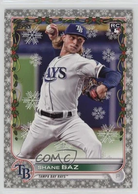 2022 Topps Holiday Mega Box Metallic Shane Baz #HW41 Rookie RC - Image 1 of 2