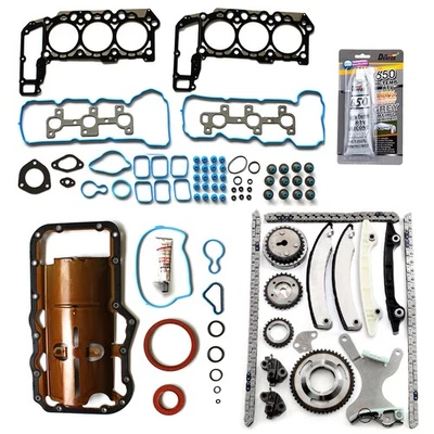 Full Gasket Set Timing Chain Kit For Jeep Grand Cherokee Liberty 2005-2009 3.7L - Image 1 of 4