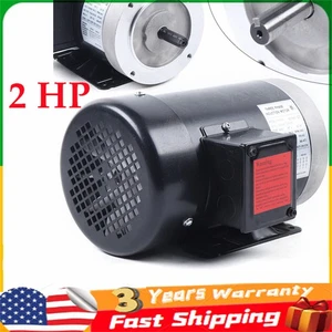 2HP 3 PH Electric Motor Three Phase 56C Frame TEFC 208-230/460V 3 Phase 3450 RPM - Picture 1 of 14