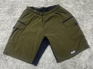 VTG Zoic Rival Shorts Youth Medium 24x10 Green Nylon Pull On Cycling Biking USA - Picture 1 of 21