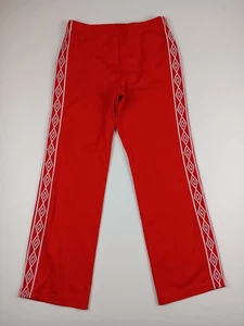 Pantalones de chándal vintage de poliéster Umbro talla mediana rojos años 70 80  - Imagen 1 de 13