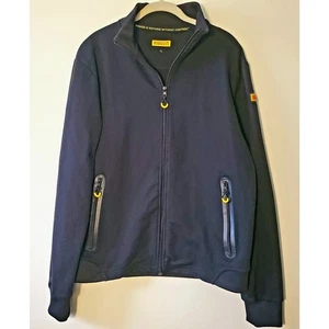 Chaqueta Pirelli Hombre XL Extra Grande Negra Cremallera Completa Deletrear Coche Race Core Usada en Excelente Condición - Imagen 1 de 11