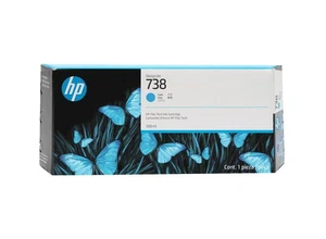 HP 738 DesignJet Druckerpatrone Cyan, 300 ml - Bild 1 von 6
