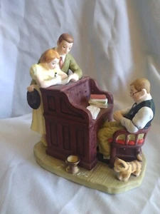 Vintage Norman Rockwell The Marriage License The Gift World Of Gorham 1982 - Picture 1 of 8