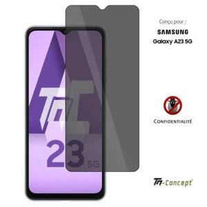 TM-Concept® Gehärtetes Glas getönt für Samsung Galaxy A23 - Radian 2.5D - Privacy - Bild 1 von 7