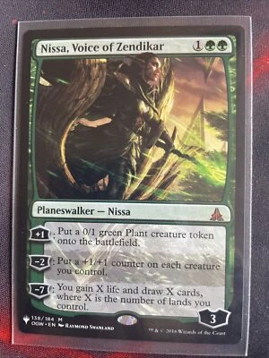MTG Nissa, Voice of Zendikar Mystery Booster - Oath of the Gatewatch 138/184... - Image 1 of 2