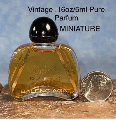 Perfume MICHELLE de Balenciaga para mujer vintage puro perfume miniatura .16 oz/5 ml Foto 1 de 4