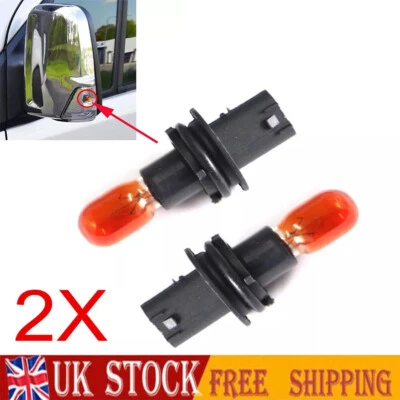 2x For Mercedes Sprinter 2006+ Wing Mirror Indicator Repeater Lamps Bulb Holder - Image 1 of 4