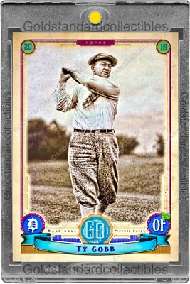 Ty Cobb RARE TOPPS INVESTMENT CARD SSP TIGERS HALL OF FAME MVP MINT - Image 1 of 2