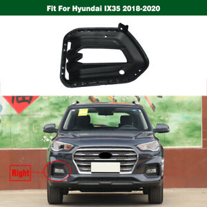1Pcs Front Fog Light Cover Bezel Trim Black Right For Hyundai IX35 2018-2020