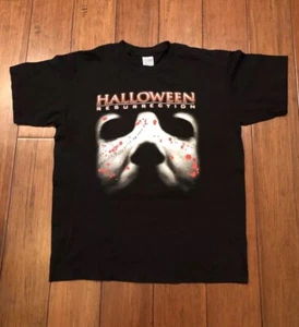 Michael Myers Shirt Vintage Halloween Resurrection Horror Movie Promo 2002 Large - Picture 1 of 3