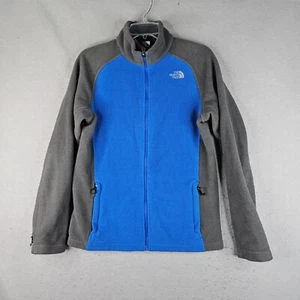 The North Face Fleece Jacket Boys Extra Large 18 to 20 Blue Full Zip Basic - Picture 1 of 11