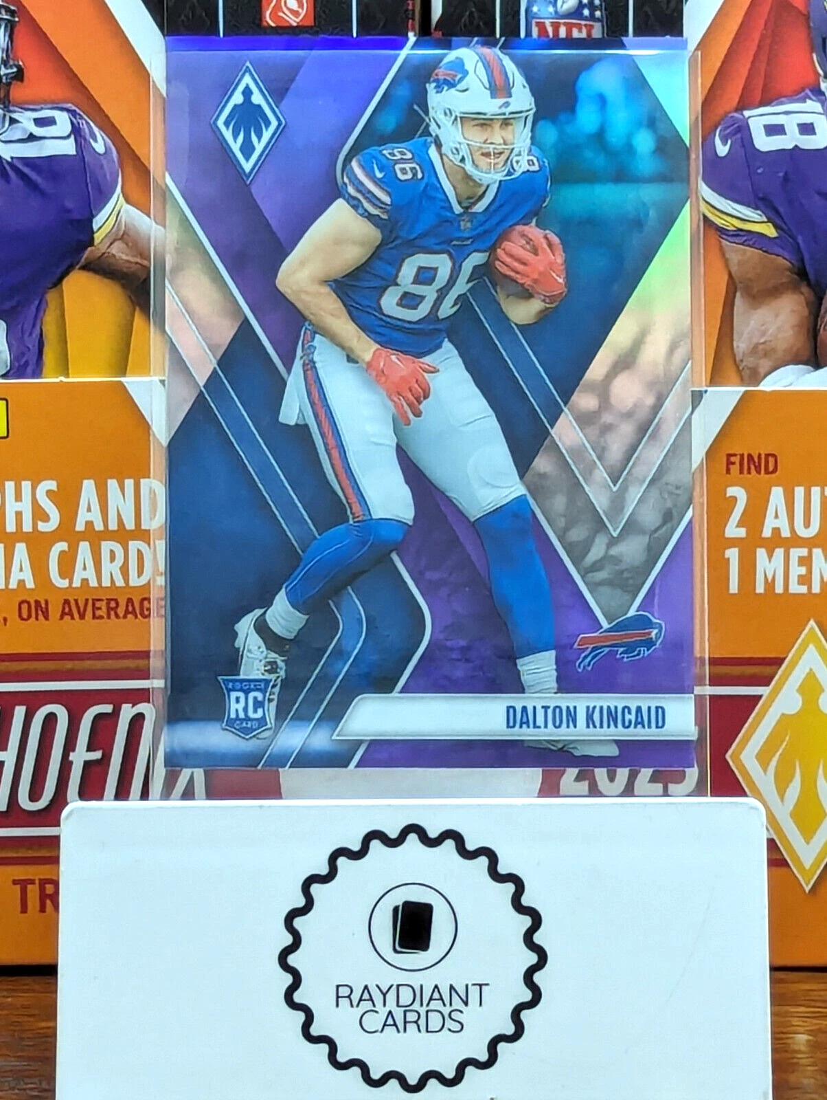 2023 Panini Phoenix DALTON KINCAID Purple Refractor /125 Base RC #114 BILLS