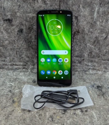 Motorola Moto G6 Play XT1922-9 16GB Unlocked Blue Smartphone - Factory Reset - Image 1 of 4
