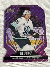 2022-23 Upper Deck Allure JARED McCANN PURPLE DIAMOND /10 First Print 1/1 Kraken