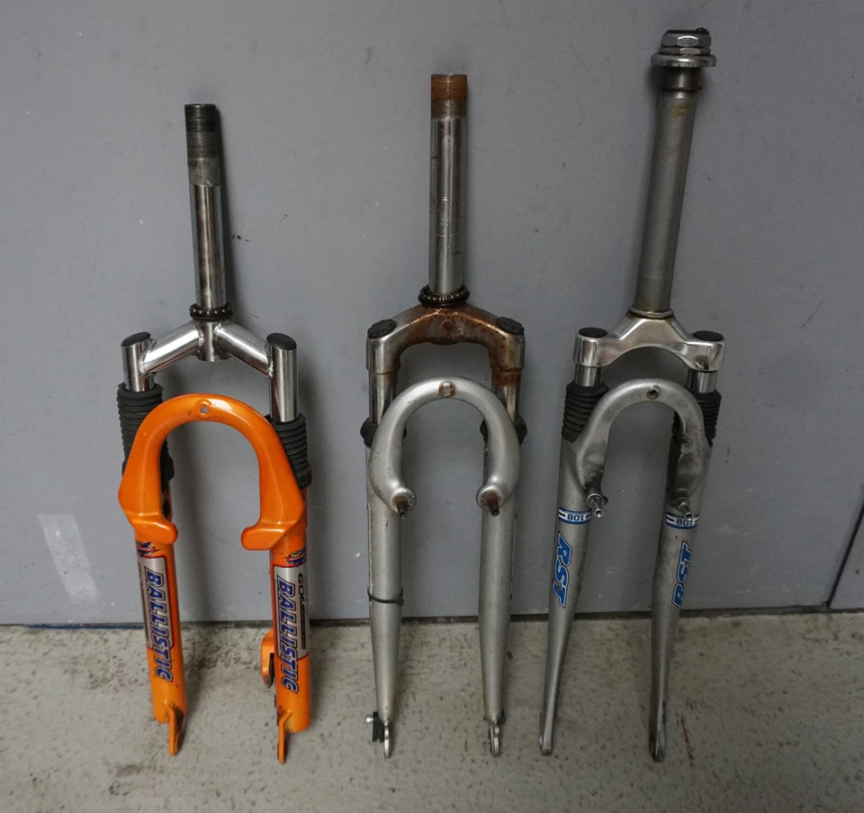 3 x Gabel Fork Fahrrad Federgabel RST Zoom Ballistic oldschool defekt (A023-573) - Bild 1 von 4