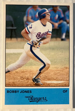 1984 Rangers Jarvis Press #6 Bobby Jones