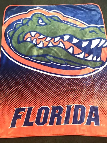 Logo Brands 50'x60" Florida Gators NCAA Throw Blanket So Soft! Cover