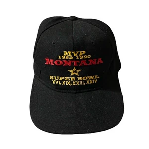 Vintage 90s Joe Montana San Francisco 49ers MVP snapback hat - Picture 1 of 4