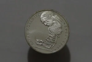 🇩🇪 GERMANY 10 Mark 1992 G - Silver .625 - Käthe Kollwitz B49 ZU32 - Picture 1 of 2