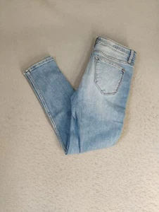 Pantalones de mezclilla para mujer Vigoss 28 azules Thompson Tomboy lavado medio tiro medio lisos - Imagen 1 de 15