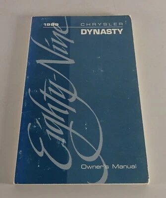 Manuale Del Proprietario / Manuale Chrysler Dynasty Anno 1989 - Immagine 1 di 2