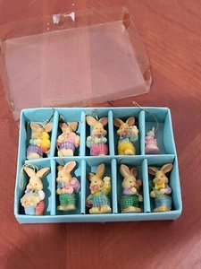 Lot 10 Vintage Miniatur Hasen Sammlerstück mit Box - Bild 1 von 4