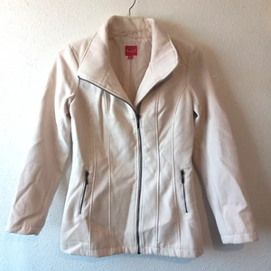 Guess Damen Größe M Jacke Mantel Polyester Mischung durchgehender Reißverschluss Taschen gefüttert 5084 - Bild 1 von 11