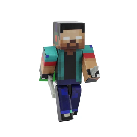 Herobrine Boy Action Figure Toy, 4 Inch Custom Series Figurines, EnderToys Cover