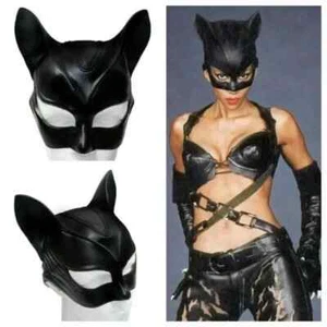 Katze Frau Erwachsene Maske Kostüm Outfit Kostüm Party Cosplay Latex Damen - Bild 1 von 4