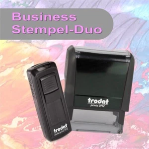Das perfekte Stempel-Duo für dein Business - Firmenstempel - Geschäftsstempel - Bild 1 von 1