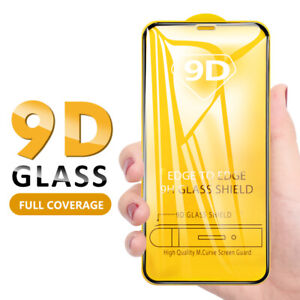 9D Full Tempered Glass Screen Protector For iPhone 11Pro 6s 7 8 Plus X XR XS Max
